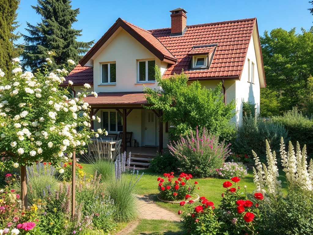 mono-stroi.ru | Сад и огород рядом с домом из клееного бруса